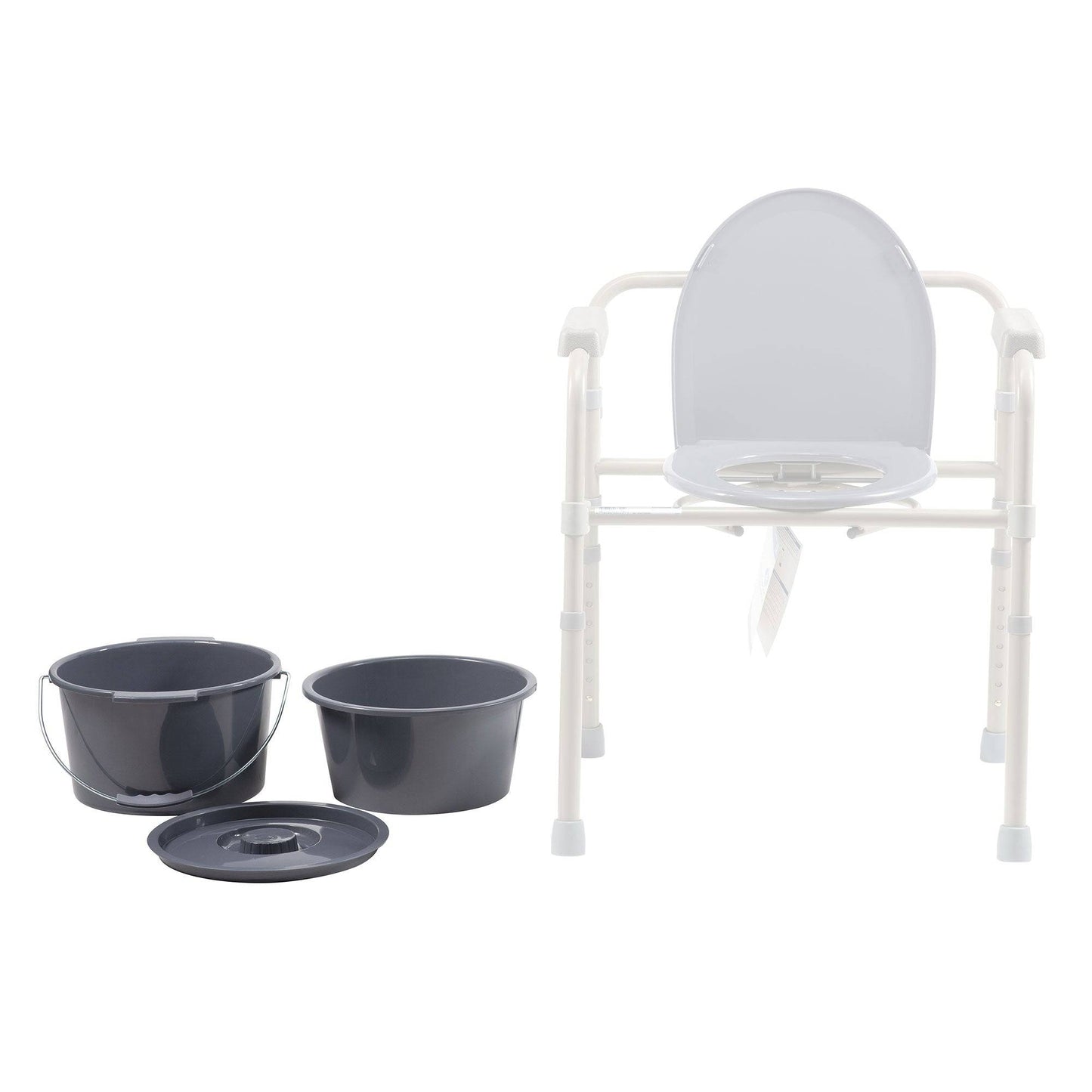 Folding Commode Bucket