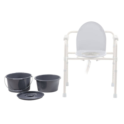 Folding Commode Bucket