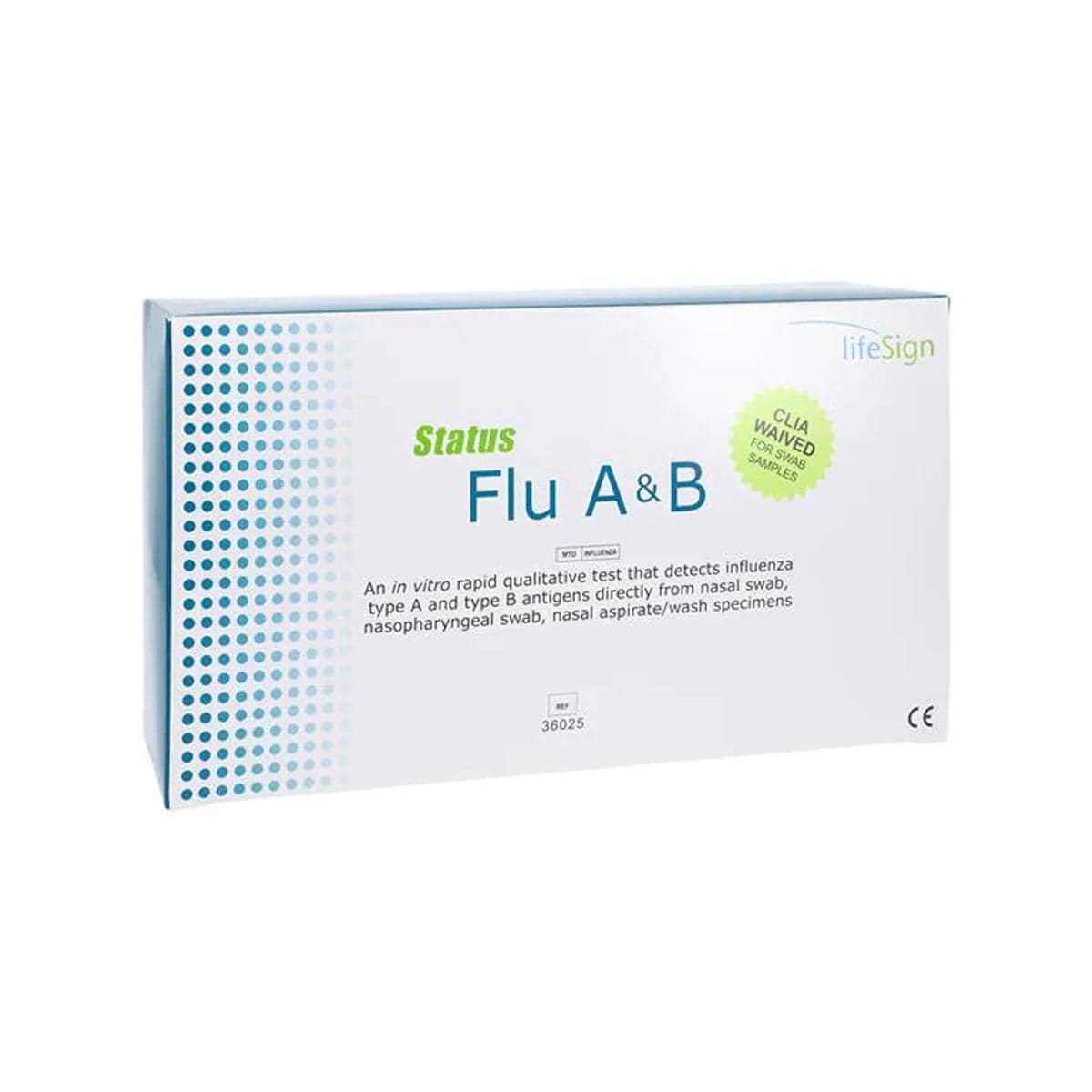 LifeSign Status Influenza Flu A & B Testing
