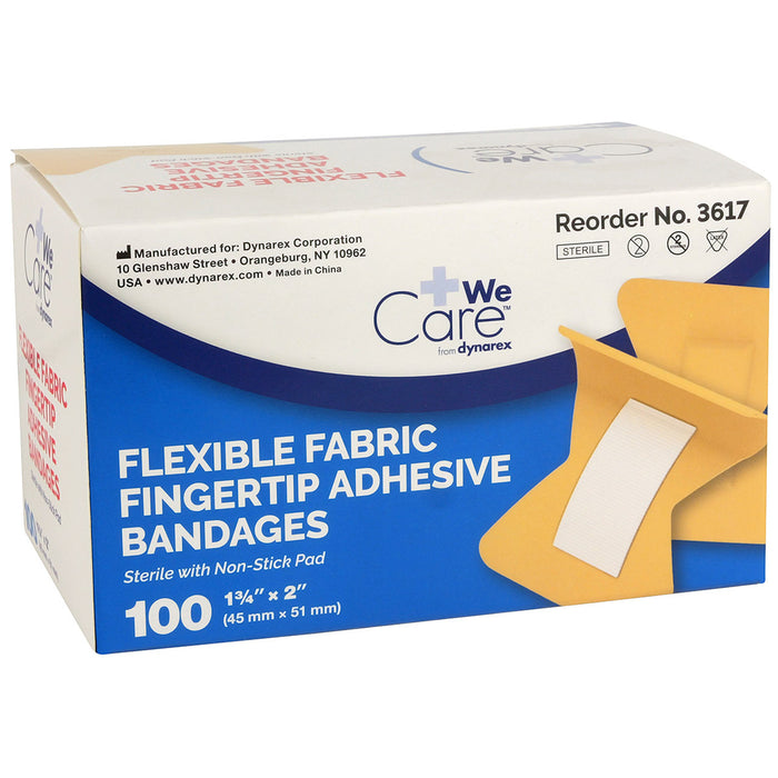 Flexible Fabric Adhesive Bandages 1-3/4" x 2"