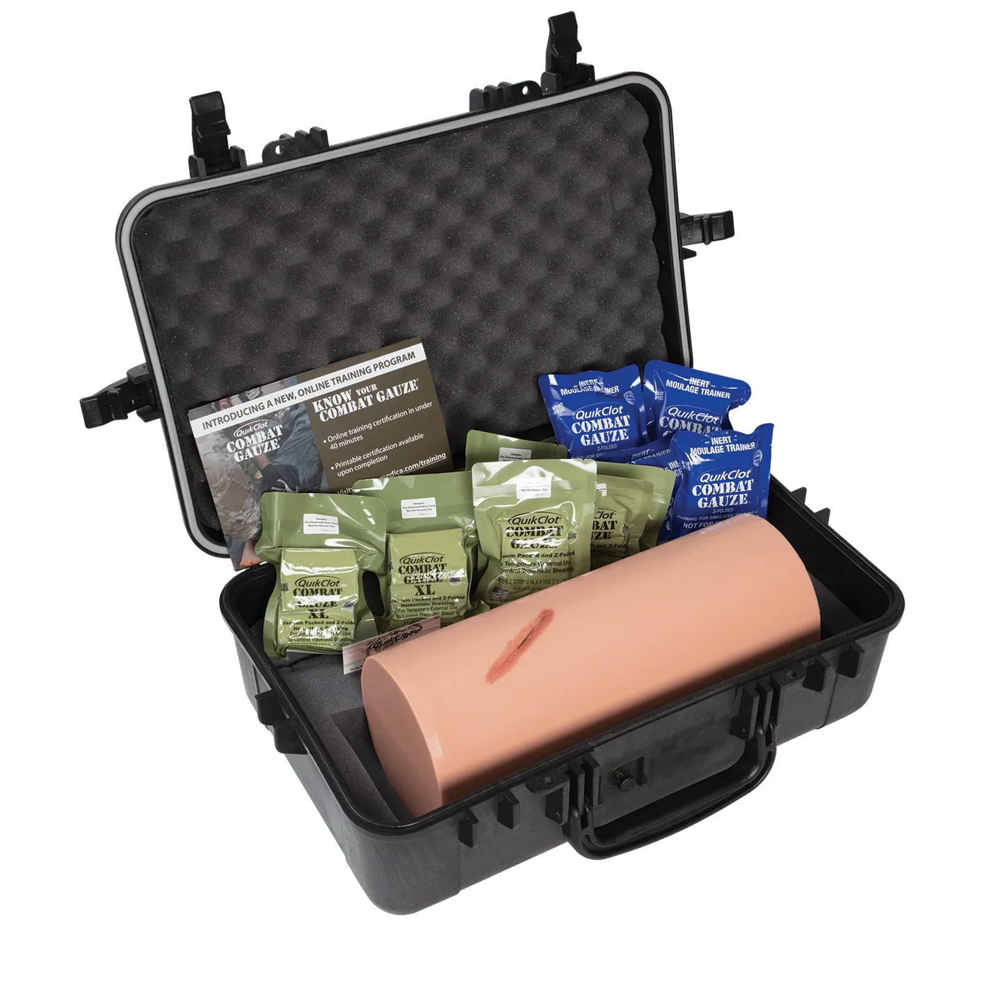 Z-Medica Hemorrhage Control Training Kit with QuikClot Combat Gauze