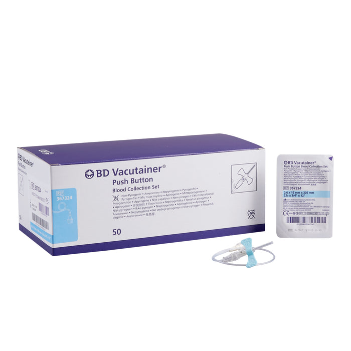 Push Button Set Vacutainer Push Button Blood Collection Set — MedicalRite