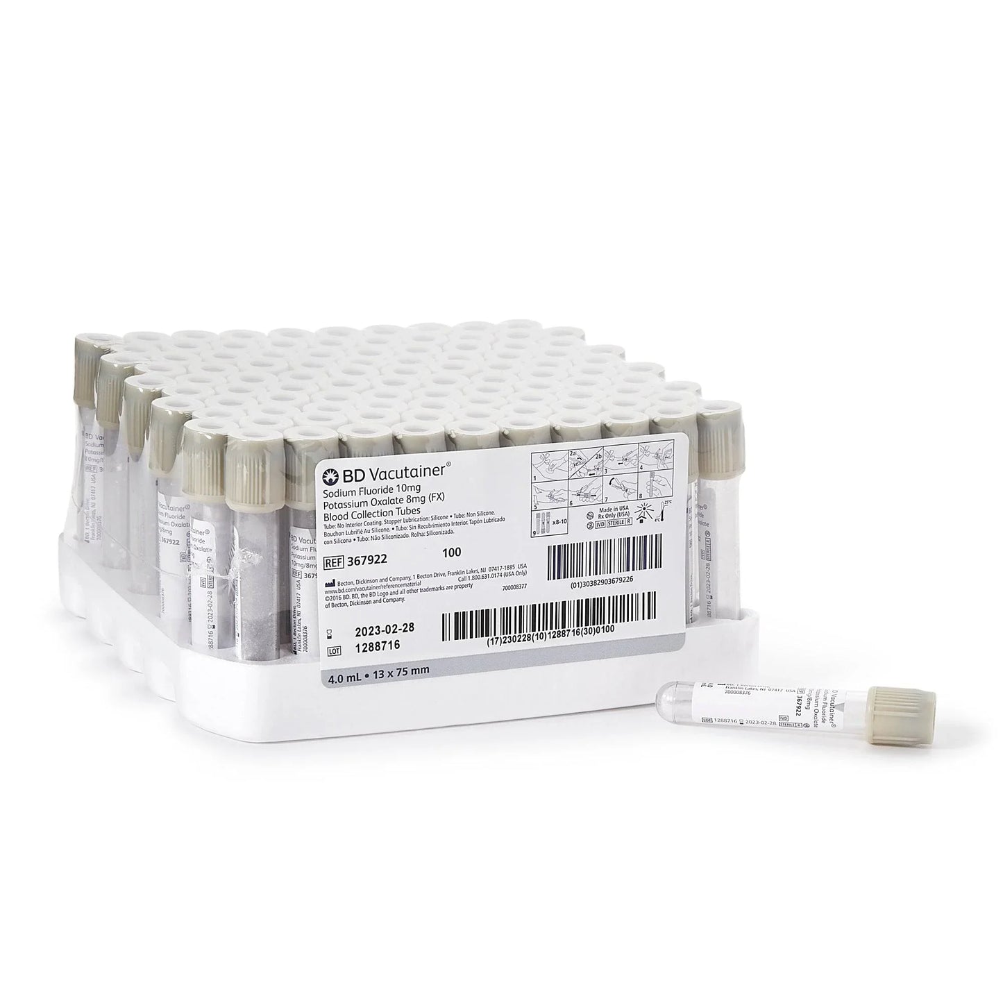 Vacutainer Plus Blood Collection Tubes - Fluoride