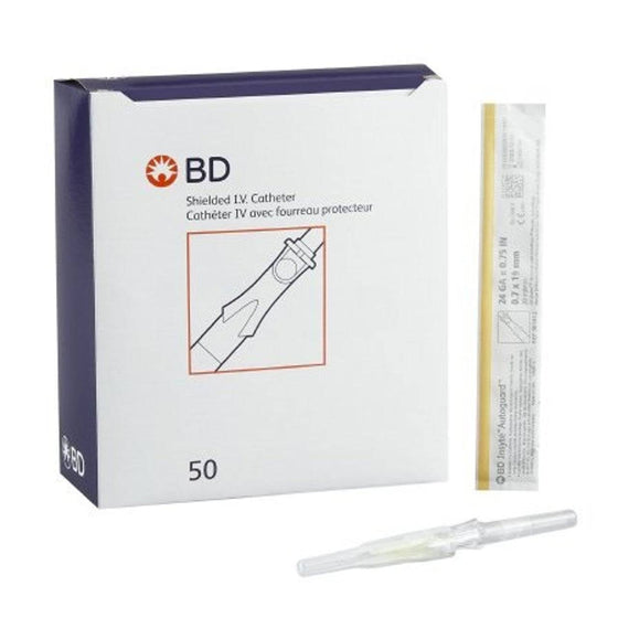 Autoguard Shielded IV Catheter - Winged