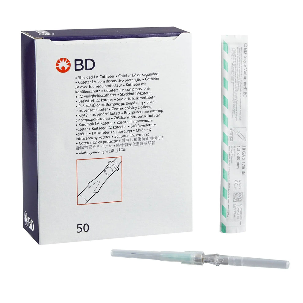 Insyte Autoguard BC Shielded IV Catheter - Non-Winged – MedicalRite