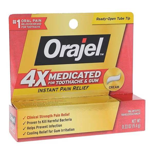 Orajel Toothache Gel for Severe Pain Relief