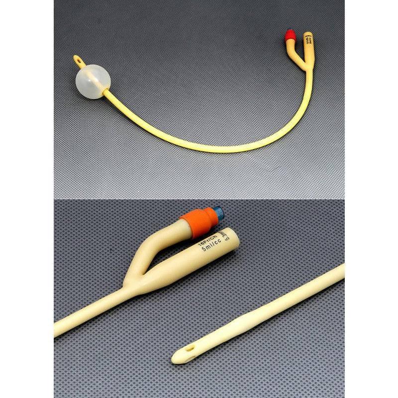 Two-Way Silicone Coated Foley Catheter