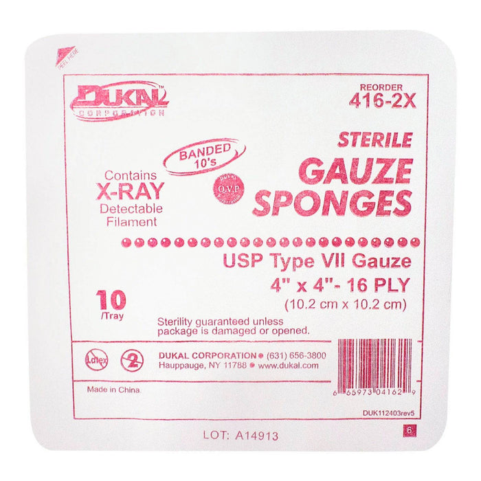 Gauze Sponges X-Ray Detectable Type VII