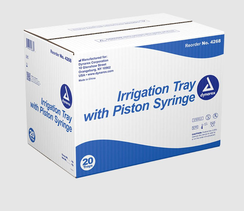 Irrigation Tray w 60 cc Piston Syringe