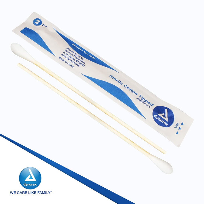 Dynarex Cotton Tipped Applicators