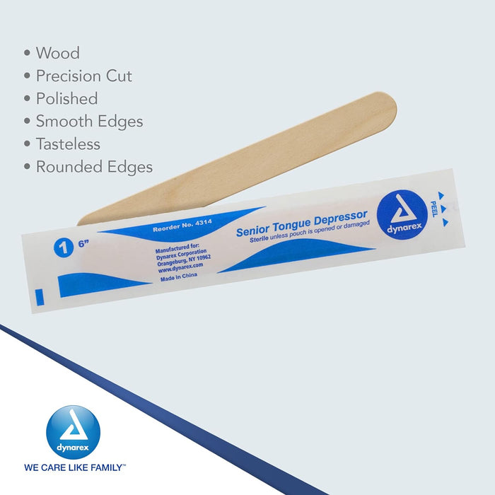 Tongue Depressor w Smooth Edges