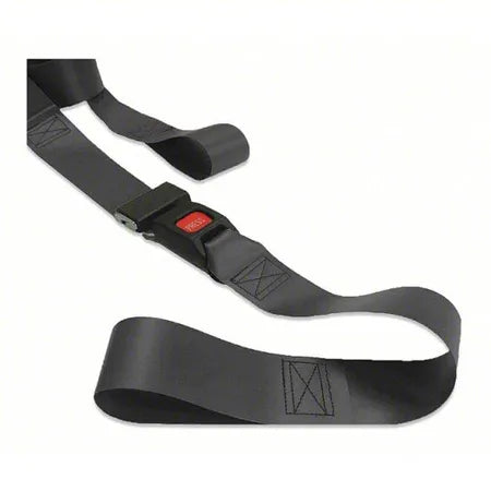 Vinyl Stretcher/Cot Straps with Push Button and Loop Ends