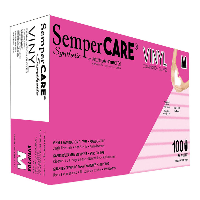 Sempercare Vinyl Exam Gloves