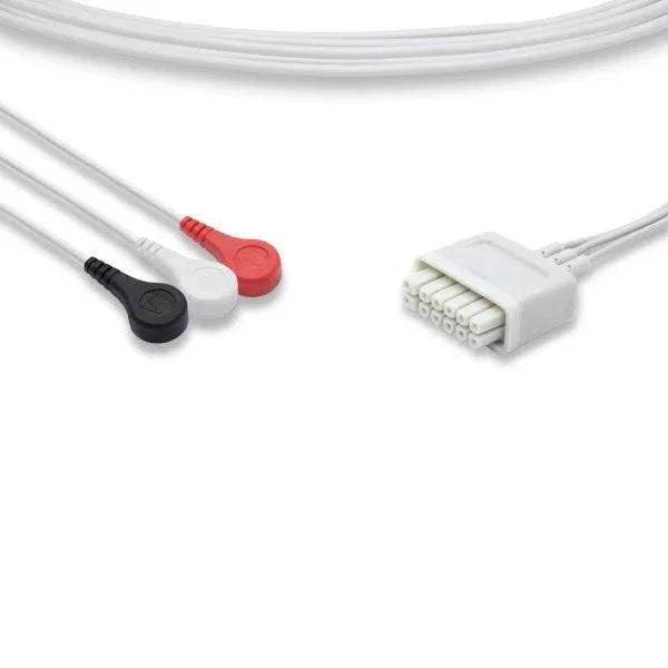 Mindray-Compatible 3-Lead ECG Leadwire