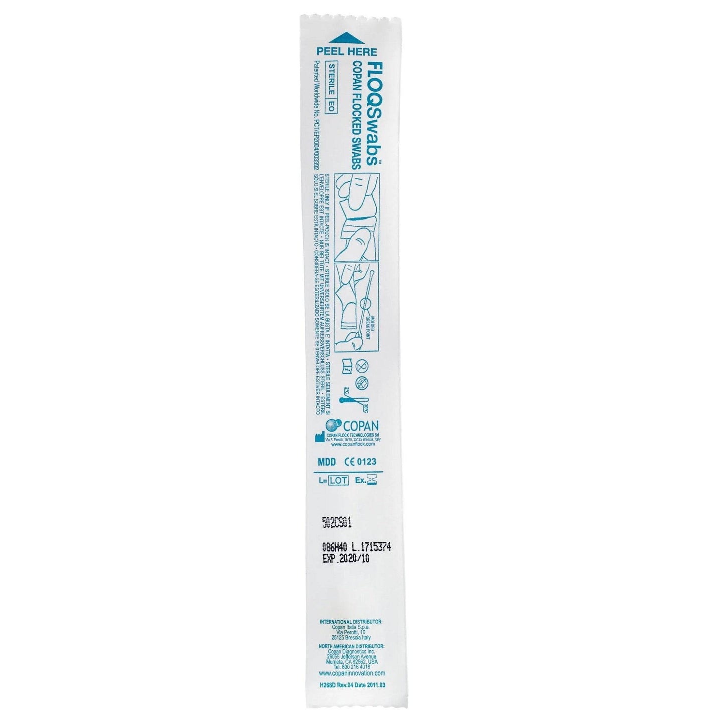 Sterile Eswab Nylon Flocked Swab