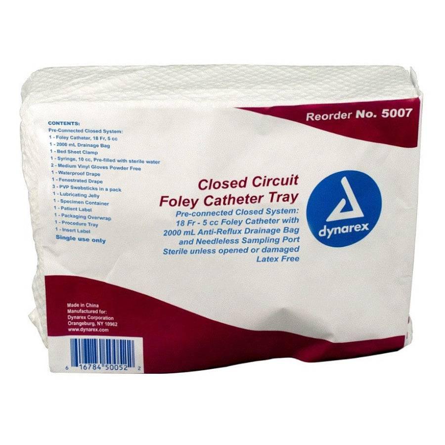 Closed Circuit Foley Catheter Trays
