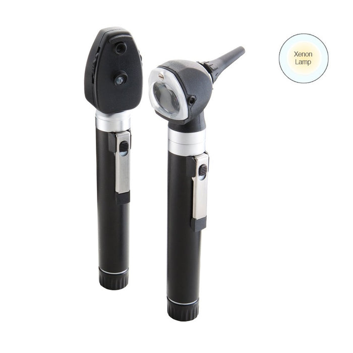 Pocket Otoscope and Ophthalmoscope Set with 2 Handles