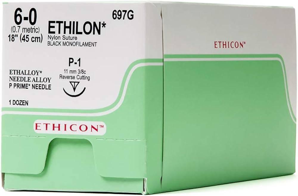 Precision Black Nylon Suture