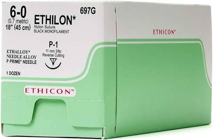 Precision Black Nylon Suture