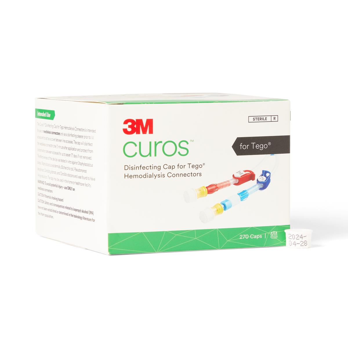 Disinfecting Caps Curos for Tego Hemodialysis Connectors