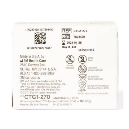 Disinfecting Caps Curos for Tego Hemodialysis Connectors