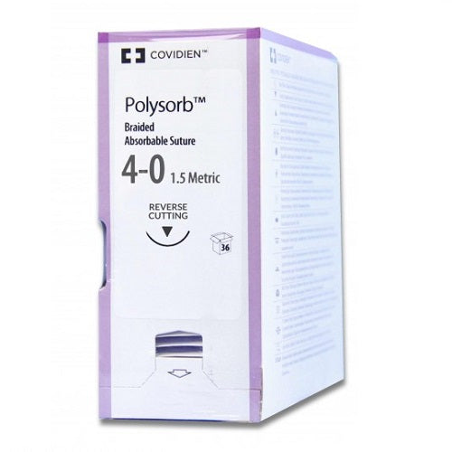 Polysorb Braided Sutures w Premium Reverse Cutting