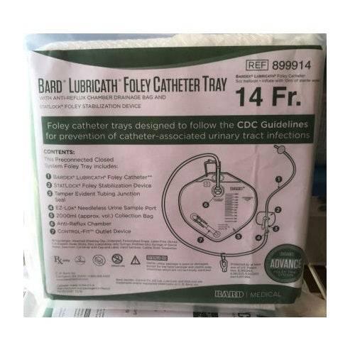 Lubricath Foley Tray with 14FR Drainage Bag