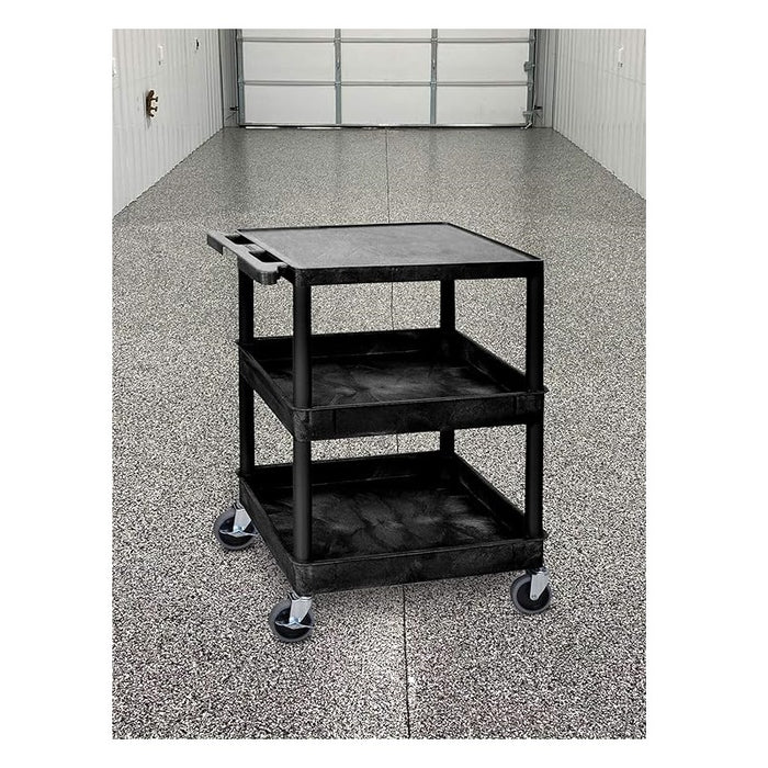 Utility Cart with Tub Shelves