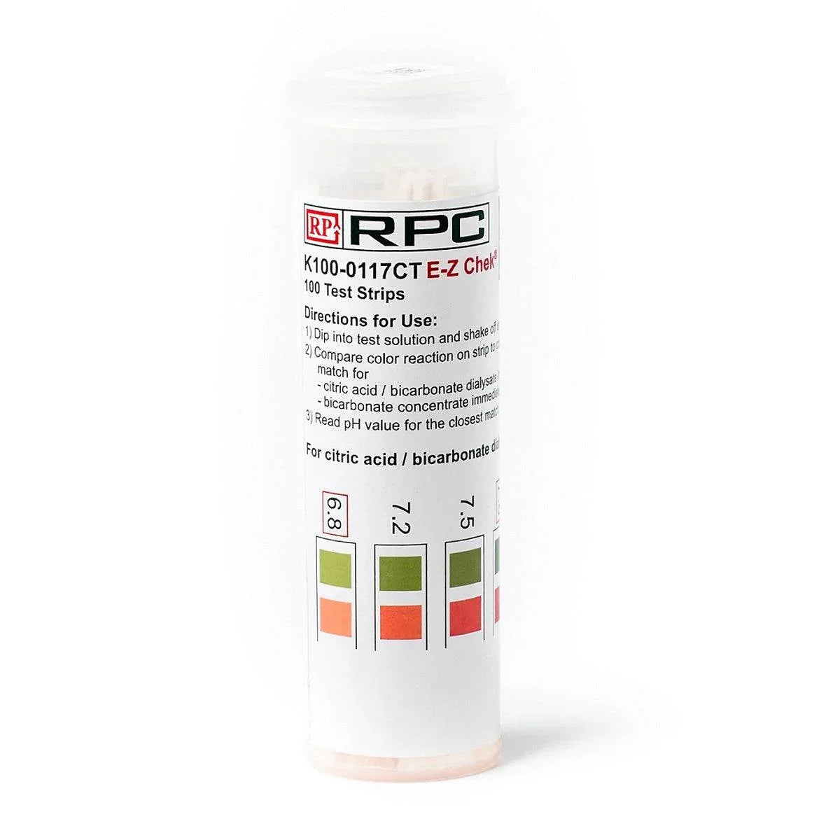 E-Z Chek pH Test Strips for Citrate Dialysate