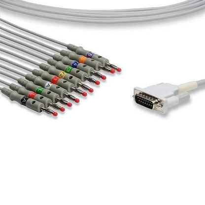 Philips Compatible 10-Lead EKG Cable