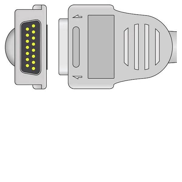 Burdick Compatible 10-Lead Direct-Connect EKG Cable