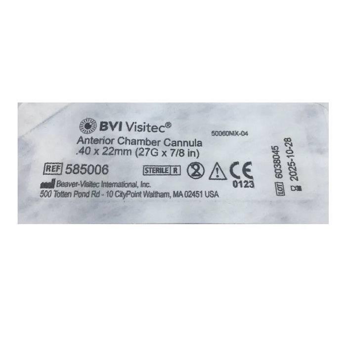 Beaver-Visitec Rycroft Cannula
