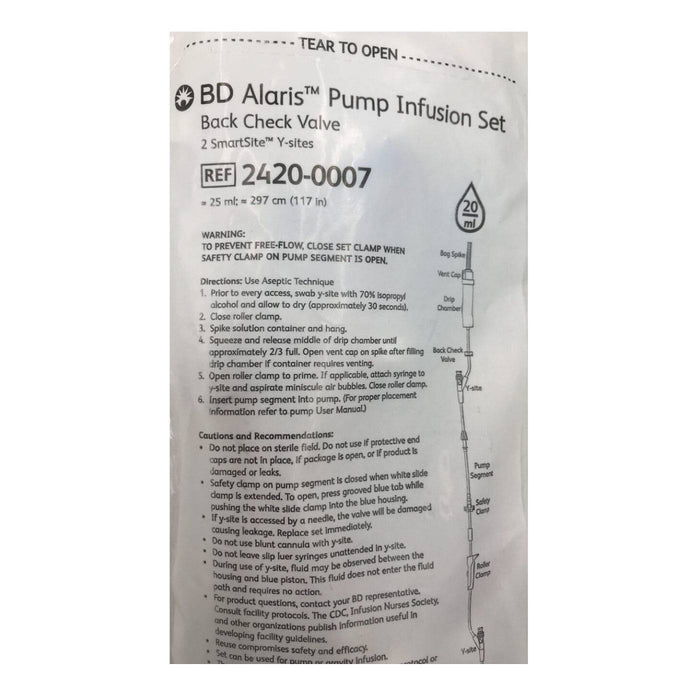 Alaris LVP 20D Infusion Set