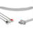 3-Lead Snap ECG Leadwire Philips Compatible