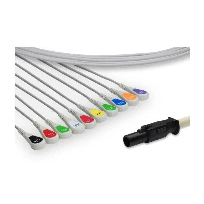 Quinton-Compatible 10-Lead EKG Cable