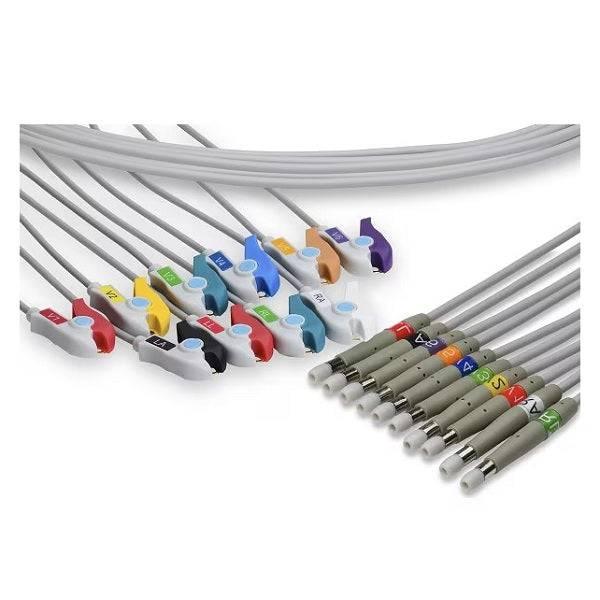 10-Lead EKG Pinch or Grabber Leadwire