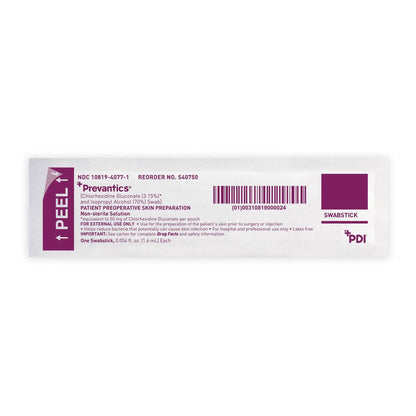 Prevantics Skin Swabsticks: Antimicrobial, Precision Applicator for Effective CLABSI Prevention
