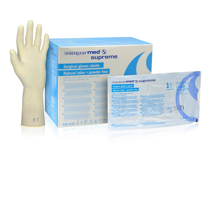 Supreme Surgical Latex Gloves