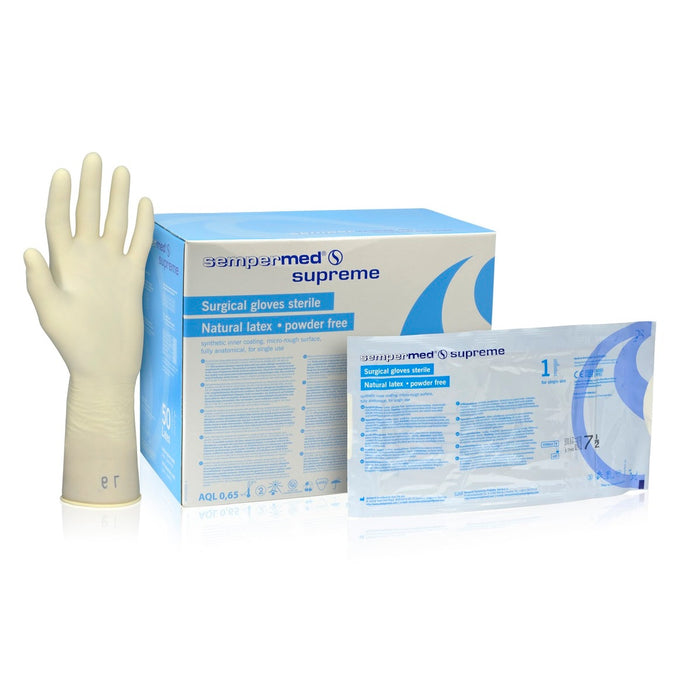 Supreme Surgical Latex Gloves