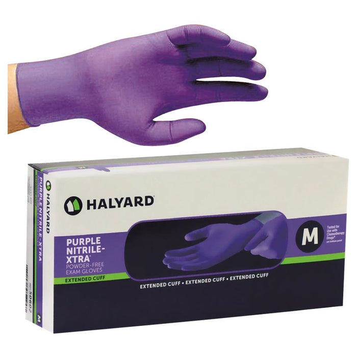 Purple Nitrile Exam Gloves