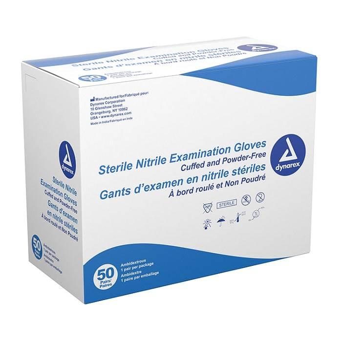 Dynarex Sterile Nitrile Exam Gloves