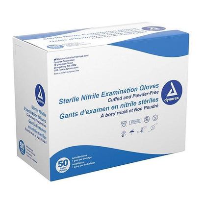 Dynarex Sterile Nitrile Exam Gloves