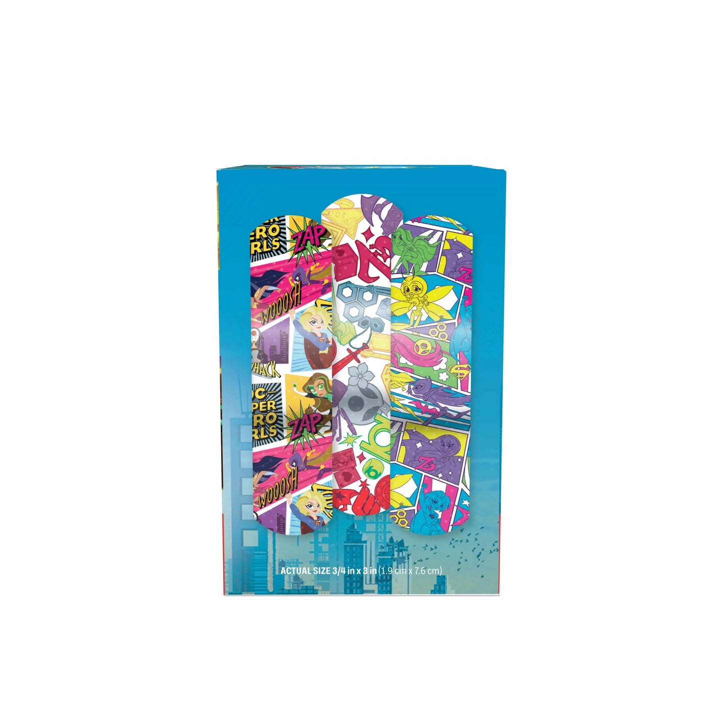 Super Girls Adhesive Bandages 3/4" x 3"