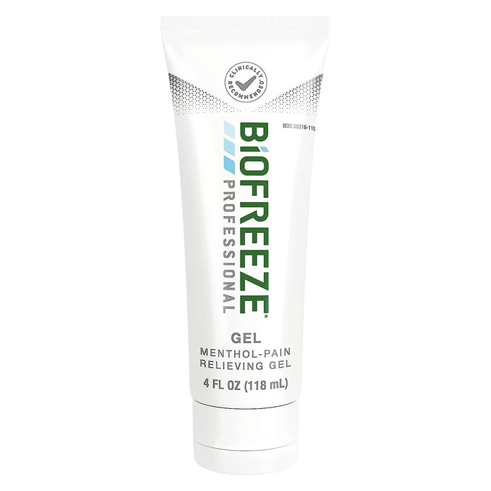 Biofreeze Professional Menthol Pain Relieving Gel, 4 oz Tube