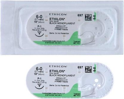 Precision Black Nylon Suture