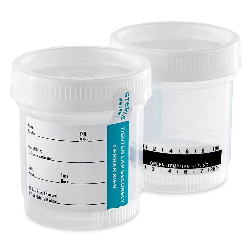 Drug Test Container Temperature Strip