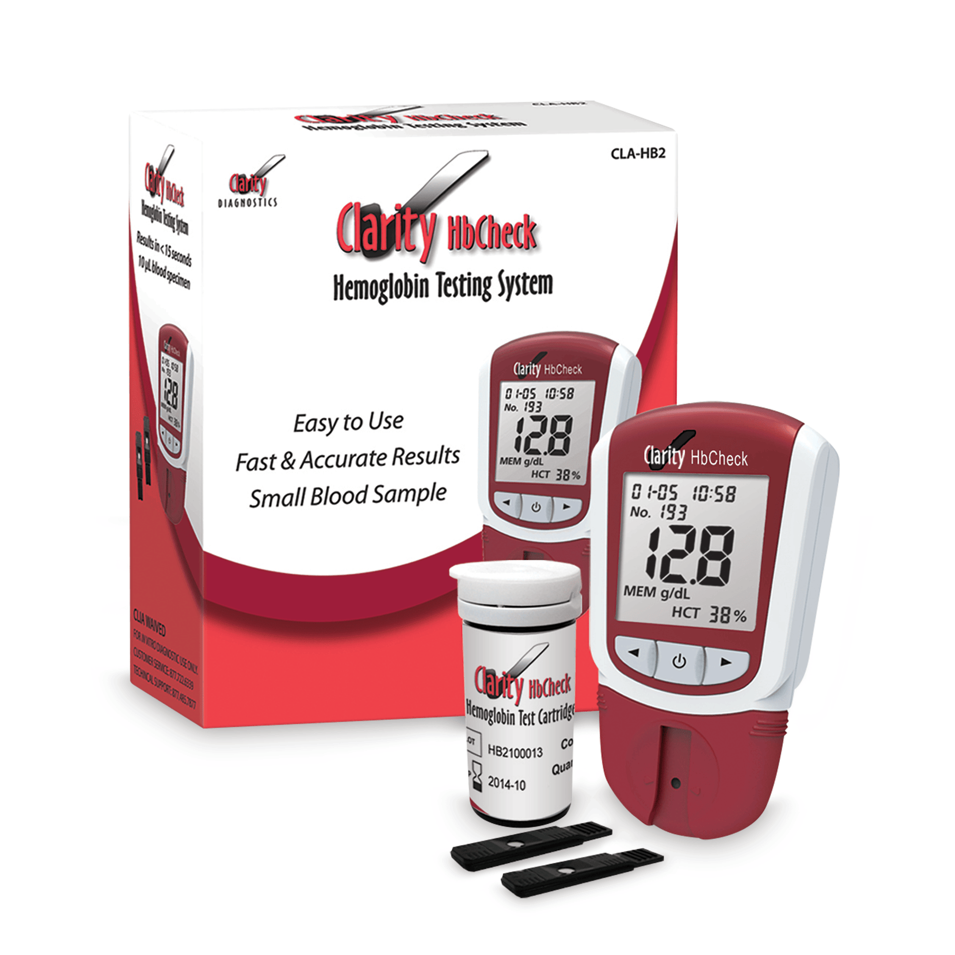 Benecheck Hb Clarity HbCheck Hemoglobin Meter Kit — MedicalRite