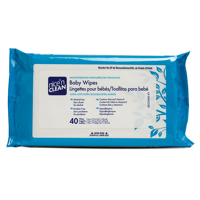 Nice'n Clean Unscented Baby Wipes