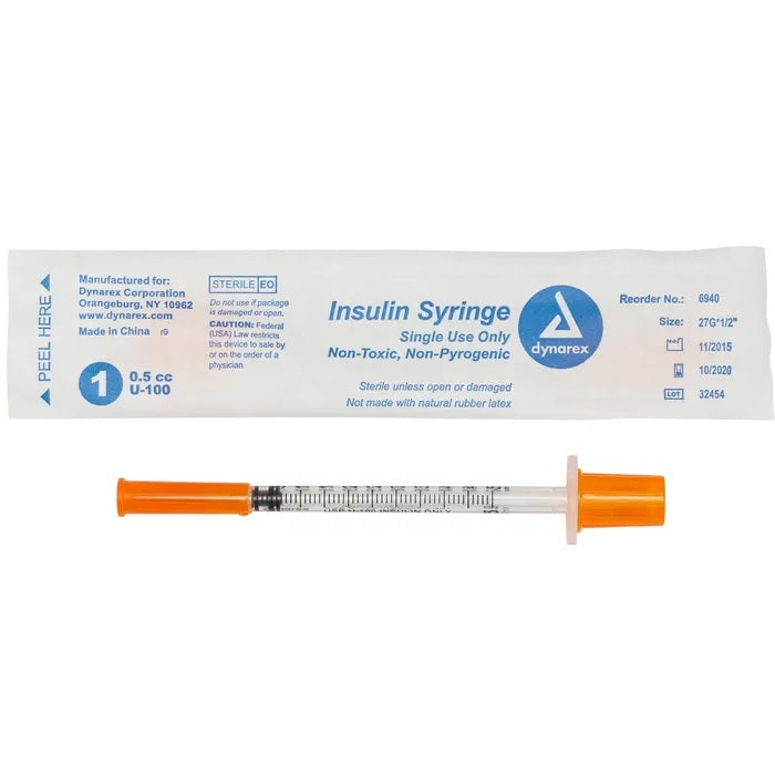 1 mL Insulin Syringe