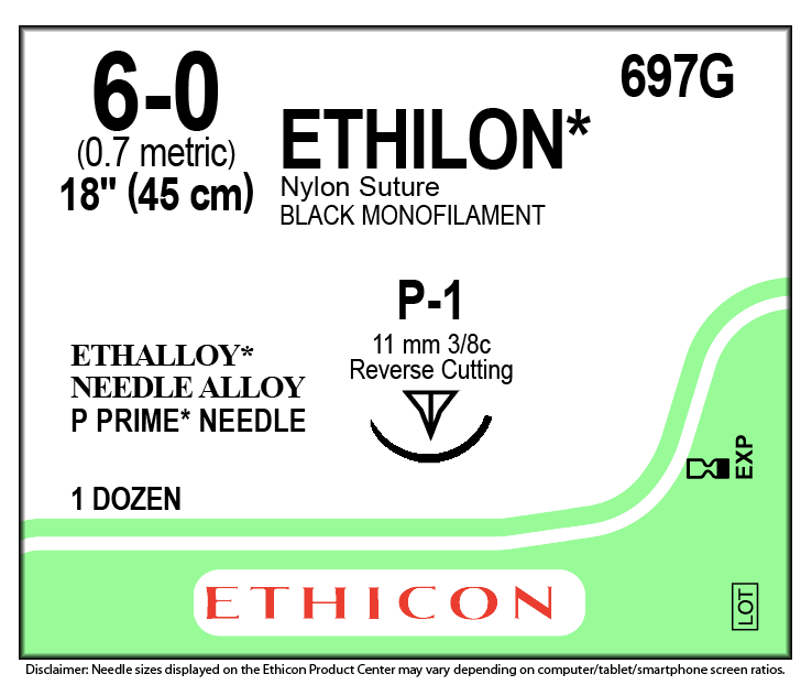 Precision Black Nylon Suture